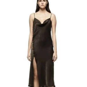 Zara Bias Cut Slip Dress